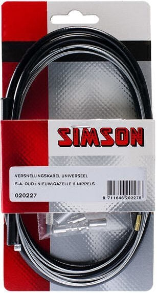 Simson Versnellingskabel set SA Gazelle 1700 2150 mm zw zi