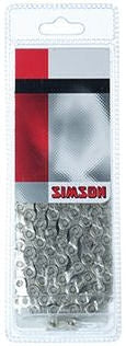 Simson Fietsketting Derailleur 9 116 schakels 1 2 x 5 64 zilver