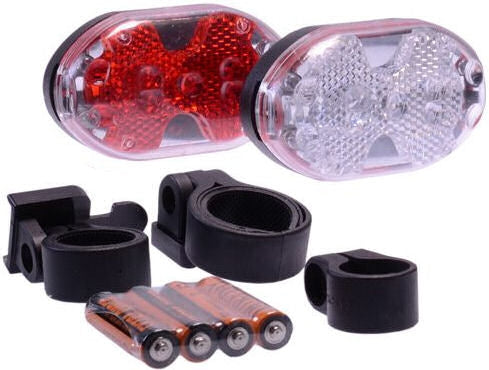 Simson Verlichtingsset batterij led zwart rood