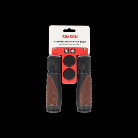 Simson handvatset lifestyle donkerbruin zwart