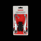 Simson v-brake remmenset geschikt als voor- en achterrem
