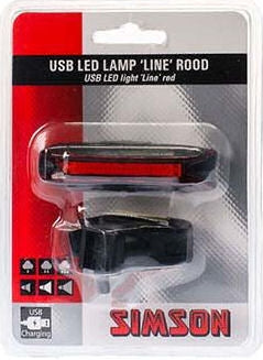 Simson Usb led lamp line rood 20 led 3 lux