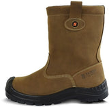 Safeet lucca werklaars gevoerd s3 | bruin | maat 43 - 8719388022321