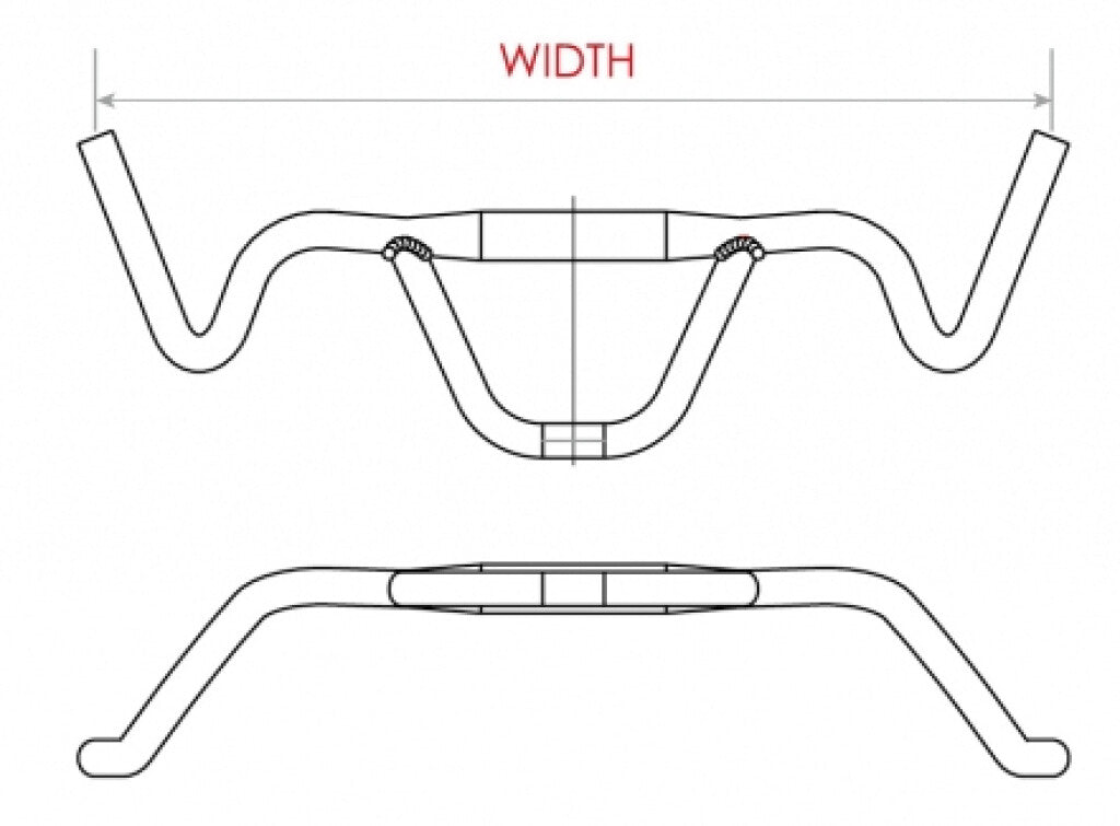 Satori Stuur MTB Firebird Ø31.8mm 440mm mat zwart