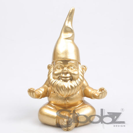 Stoobz design stoobz kabouter yoga goud 20cm