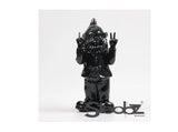 Stoobz design stoobz kabouter peace zwart 13x11x31cm