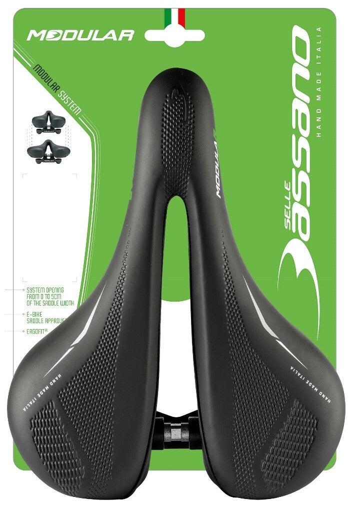 Selle Bassano Zadel Sb Modular s-line zwart