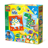 Ses my first - vingerafdruk verf dino's