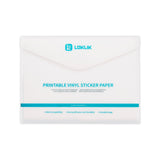 Loklik • bedrukbaar vinyl stickerpapier mat a4 20x
