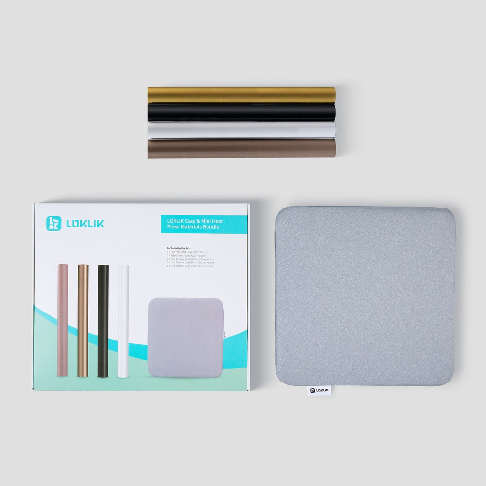 Loklik • starterset voor mini easy heat press
