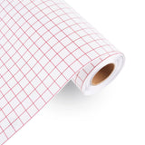 Loklik • transfertape met raster rol 30cmx3m rood