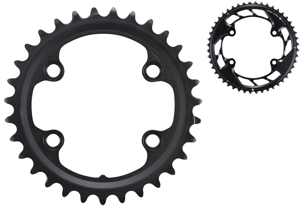 Shimano grx fc-rx820 2x12-speed chainring