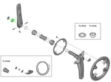 Shimano crank arm fixing ring for fc-r9200-p r9100-p r8100-p