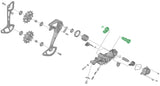 Shimano axle unit for rd-m7100 7120 rear derailleur bracket