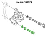 Shimano brake caliper mounting bolt m6 x 32.1mm for sm-ma-f180p p2