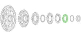 Shimano sprocket 11t with spacer for cs-m771-10 bl
