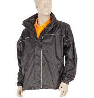Regenjack Mirage Luxury Zwart - Maat L