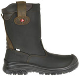 Sixton peak 81411-06 ranch laars hdry hoog s3 kn +esd | zwart bruin | maat 40 - 00.091.125.40