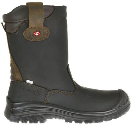 Sixton peak 81411-06 ranch laars hdry hoog s3 kn +esd | zwart bruin | maat 45 - 00.091.125.45