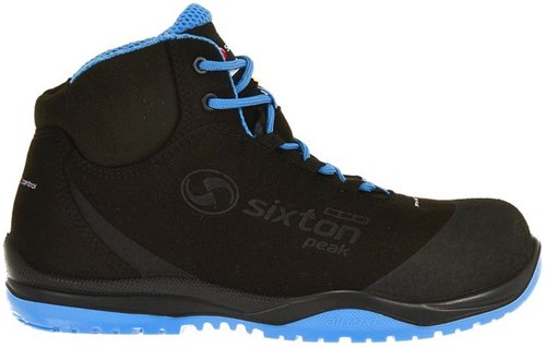 Sixton peak 91370-01 cuban hoog s3 src esd | zwart blauw | maat 38 - 00.091.104.38
