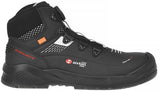 Sixton peak muscle boa hoog 43488-01 s3 | zwart grijs | maat 48 - 8053470577956