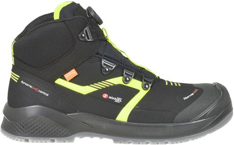 Sixton peak scatto boa 43459-01 s3 | zwart geel | maat 42 - 00.091.163.42