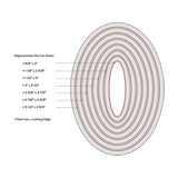 Sizzix • framelits die set ovals