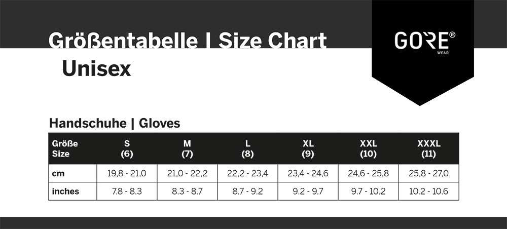 Gorewear gore-tex infinium™ thermo split - winter gloves