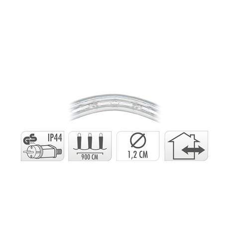 Slangverlichting led wit 900cm