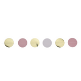 Slinger confetti roze wit goud 200cm 2 stuks