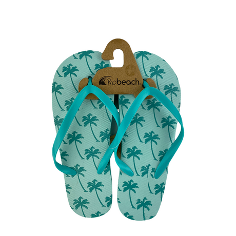 Slipper kind palm print groen maat 28