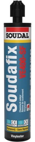 Soudal soudafix (vinylester)ve400-sf | chemisch anker | 280 ml - 117474