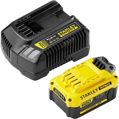 Stanley powertools stanley fatmax sfmcb14m1 v20 18v startset | 18v (1x 4.0ah accu + lader) - sfmcb14m1-qw