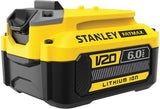 Stanley powertools stanley fatmax sfmcb206 v20 18v 6.0ah li-ion accu - sfmcb206-xj