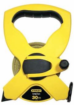 Stanley handgereedschap landmeter fiberglas open kast | 30m - 12,7mm - 2-34-792