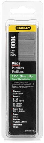 Stanley handgereedschap nagels 15mm type j - 1000 stuks - 1-swk-bn0625t