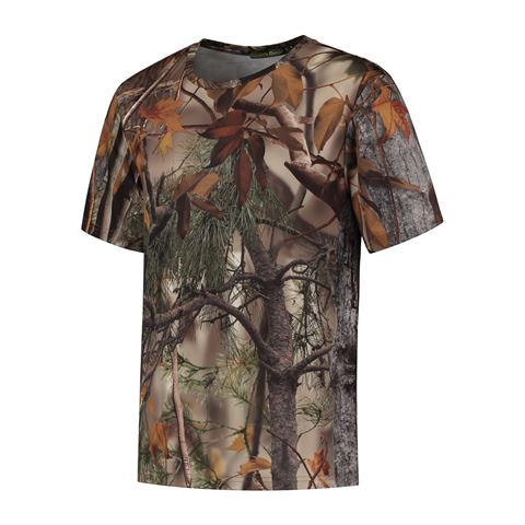 Stealth gear t-shirt korte mouw camo bosprint maat m