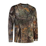 Stealth gear t-shirt lange mouw camo bosprint maat s