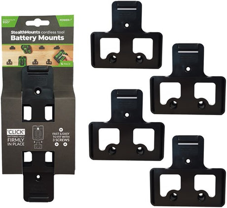 Stealthmounts voor ego 56v | zwart | 4 stuks - bm-eg56-blk-4