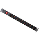 19 inch stekkerdoos overspanningsbeveiliging - 8-voudig