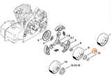 Stihl accessoires stihl accessoireres 00009581022 | onderdeel | ring 27 mm - 00009581022