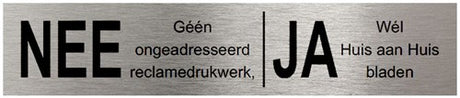 Stoer! ja nee plaatje rvs zwart - 45005510