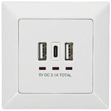 Stopcontact met usb