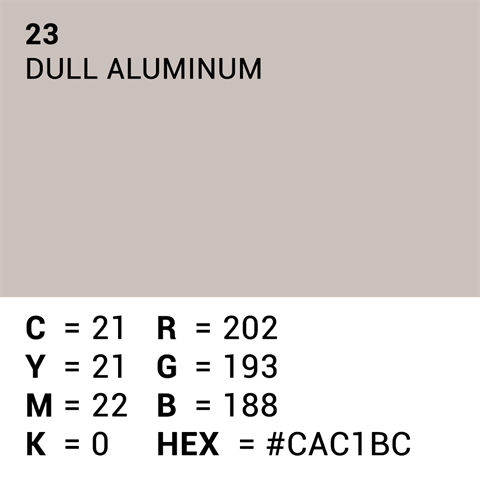 Superior achtergrondpapier 23 dull aluminum 1,35 x 11m