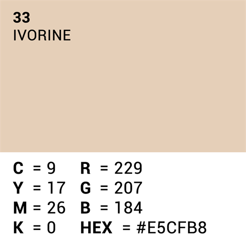 Superior achtergrondpapier 33 ivorine 1,35 x 11m