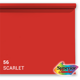 Superior achtergrondpapier 56 scarlet 1,35 x 11m