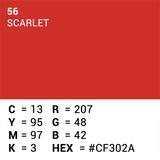 Superior achtergrondpapier 56 scarlet 1,35 x 11m