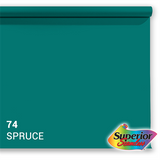 Superior achtergrondpapier 74 spruce 1,35 x 11m