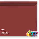 Superior achtergrondpapier 75 brick 1,35 x 11m