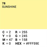 Superior achtergrondpapier 78 sunshine 1,35 x 11m